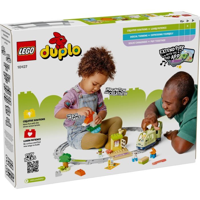 Конструктор LEGO DUPLO Town Інтерактивний пригодницький потяг (10427) зображення 8
