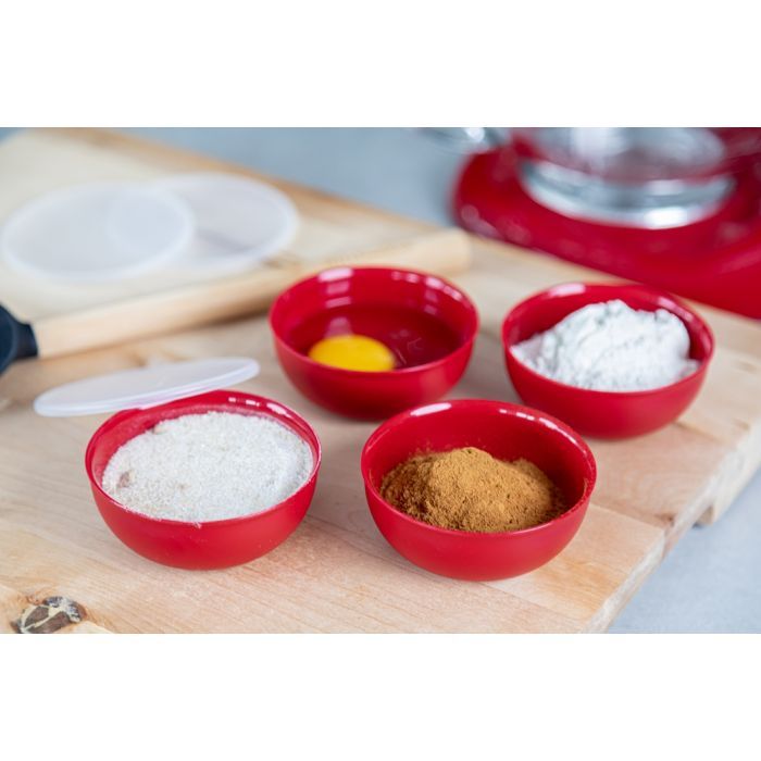 Пиала KitchenAid Universal, набір 4 шт з кришками, 28 г (KQG177BXERE) изображение 12