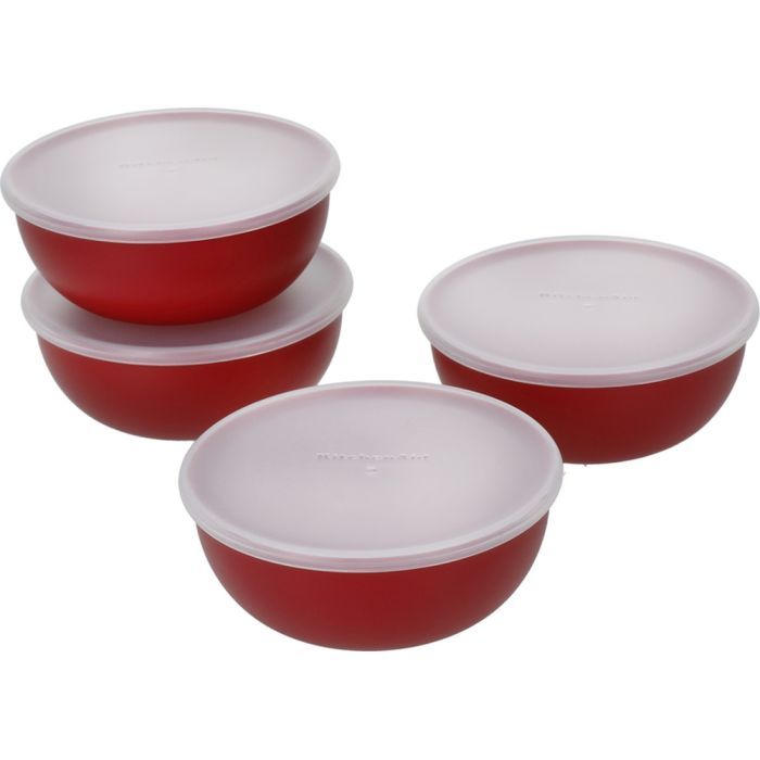 Пиала KitchenAid Universal, набір 4 шт з кришками, 28 г (KQG177BXERE)
