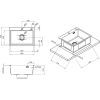 Мийка кухонна Kroner KD5843HM (CV027241) зображення 9