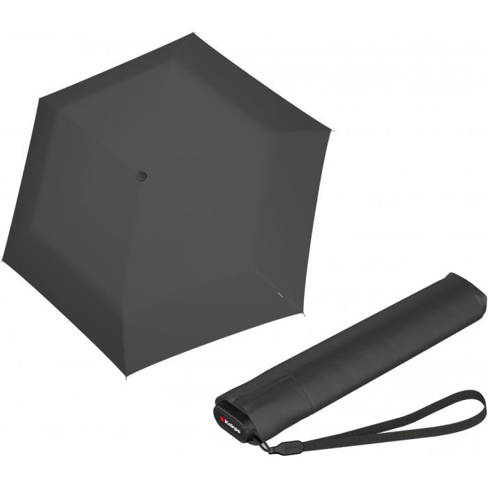 Парасоля Knirps US.050 Ultra Light Slim Manual Dark Grey (Kn95 0050 0801)