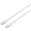 Дата кабель USB-C to USB-C 1.0m CC60SC10 60W Silicon White Canyon (CNS-CC60SC10W) изображение 3