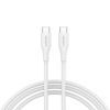 Дата кабель USB-C to USB-C 1.0m CC60SC10 60W Silicon White Canyon (CNS-CC60SC10W)