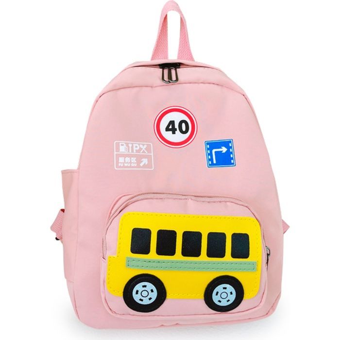 Рюкзак дитячий Evo-kids Small Bus Pink (2418-7 Pink Bus)