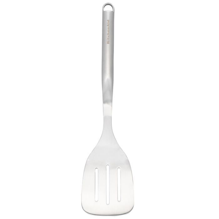 Лопатка кухонная KitchenAid Premium з прорізами, 34,6 см (KMG002OHSS)