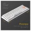 Клавиатура Ducky One 3 Mini Cherry MX Silent Red RGB UA USB White (DKON2161ST-SUAPXPWWWSC1) изображение 11