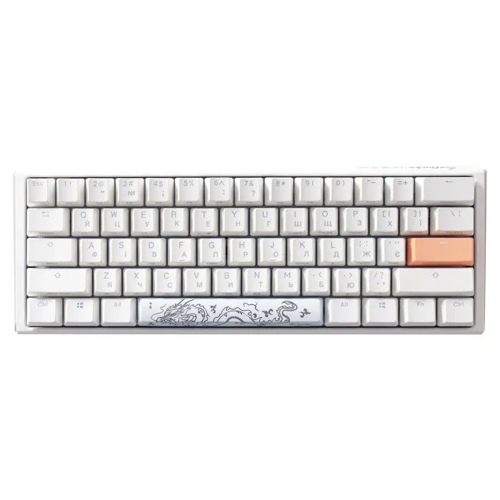 Клавиатура Ducky One 3 Mini Cherry MX Silent Red RGB UA USB Black (DKON2161ST-SUAPXCLAWSC1) изображение 2