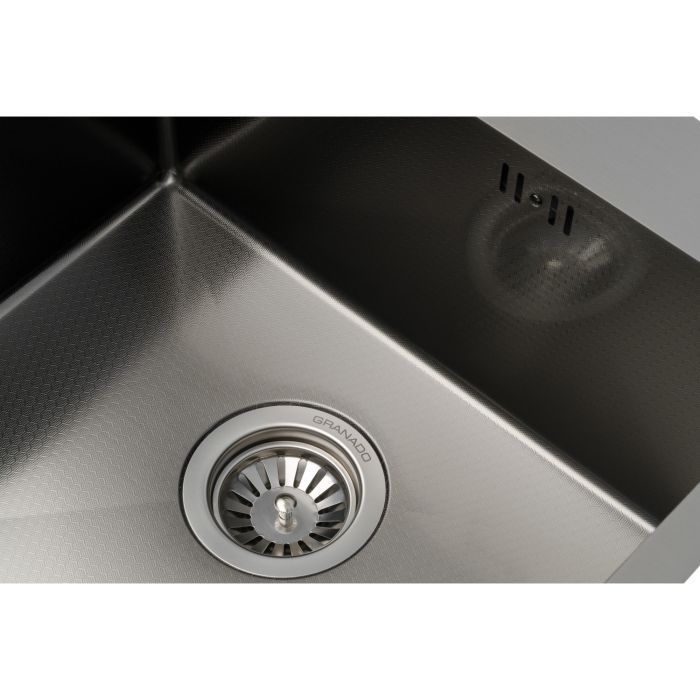 Мойка кухонная GRANADO Galera S201 black honeycomb (GS02201BH) изображение 7