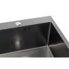 Мойка кухонная GRANADO Galera S201 black honeycomb (GS02201BH) изображение 8