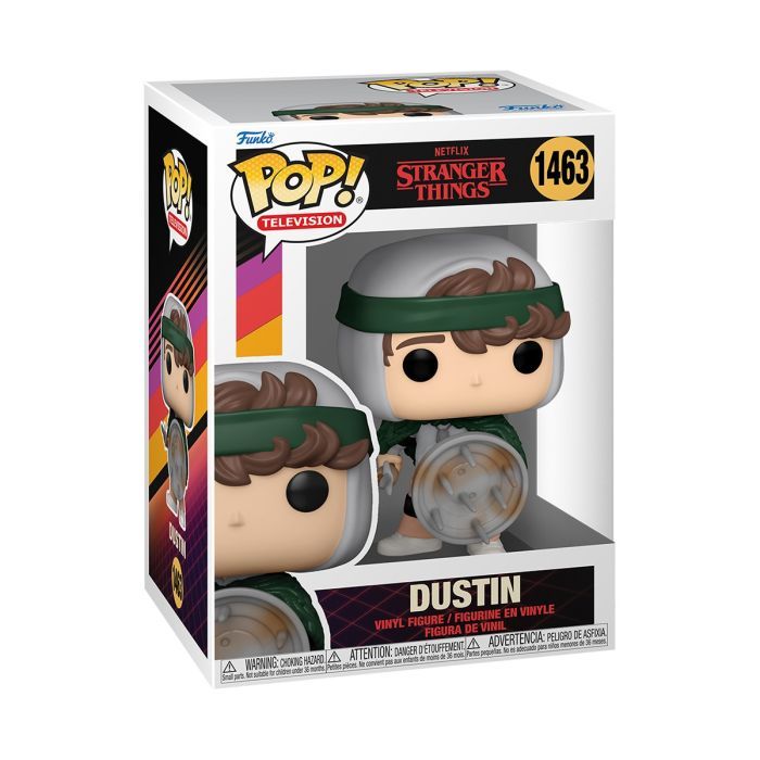 Фигурка Funko Pop серии Очень странные дела - Дастин со щитом (72137) изображение 2