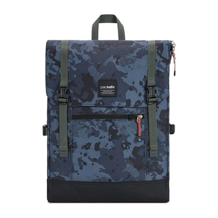 Рюкзак туристический Pacsafe Slingsafe LX450 backpack чорний-камуфляжний (45320802)