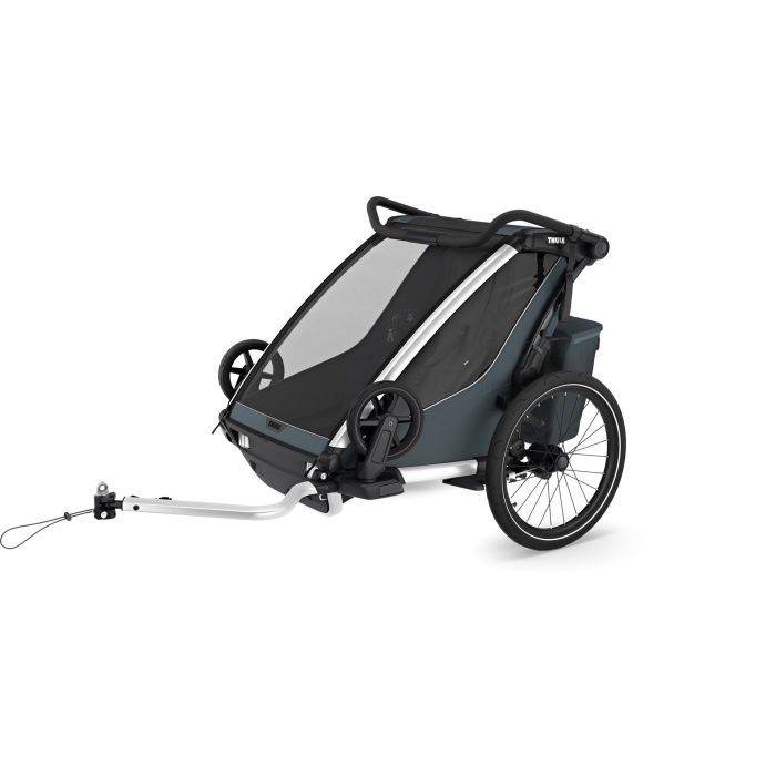 Коляска Thule Chariot Cross 2 Double (Dark Slate) (TH 10201035)