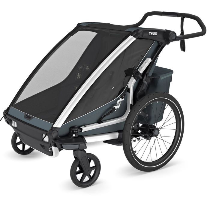 Коляска Thule Chariot Cross 2 Double (Dark Slate) (TH 10201035) изображение 3