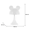 Нічник Kite Світильник LED з акумулятором Simple Mouse, білий (K25-317-2-1) зображення 6