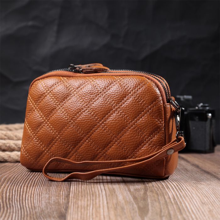 Сумка Vintage Женская из натуральной кожи Рыжая (22809) изображение 10