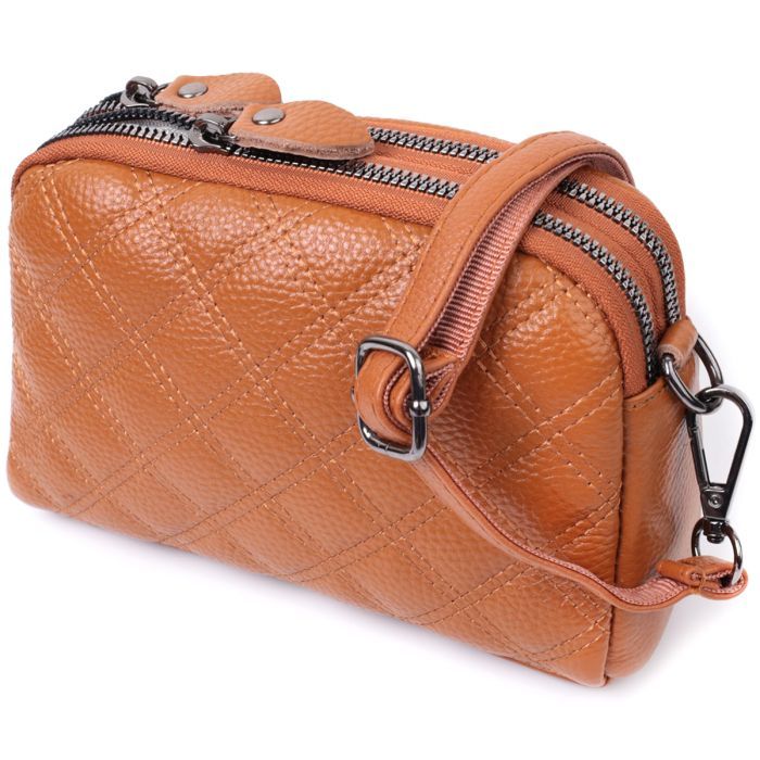 Сумка Vintage Женская из натуральной кожи Рыжая (22809) изображение 2