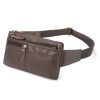 Сумка Vintage На пояс Коричневая (14736) изображение 2