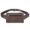 Сумка Vintage На пояс Коричневая (14736) изображение 5