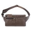 Сумка Vintage На пояс Коричневая (14736)