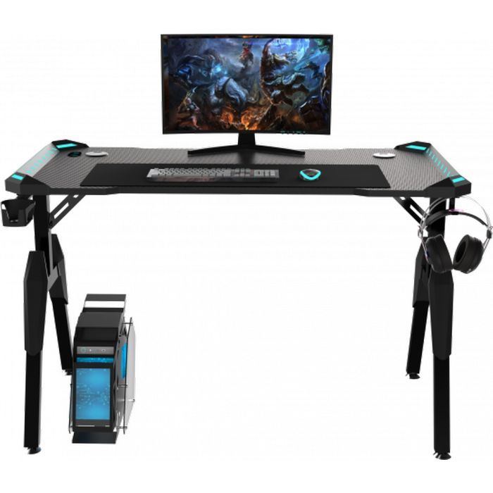 Компьютерный стол GT Racer GT Racer T-1444 (140x60x73) Black (T-1444 (140x60x73) Black) изображение 6