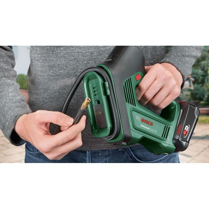Автомобильный компрессор Bosch UniversalPump, 18 В, (без АКБ и ЗУ) (0.603.947.100) изображение 4
