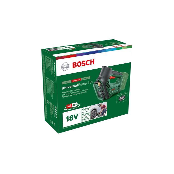 Автомобильный компрессор Bosch UniversalPump, 18 В, (без АКБ и ЗУ) (0.603.947.100) изображение 9