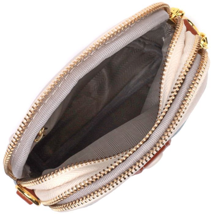 Сумка Vintage Из натуральной кожи Белая (22270) изображение 6