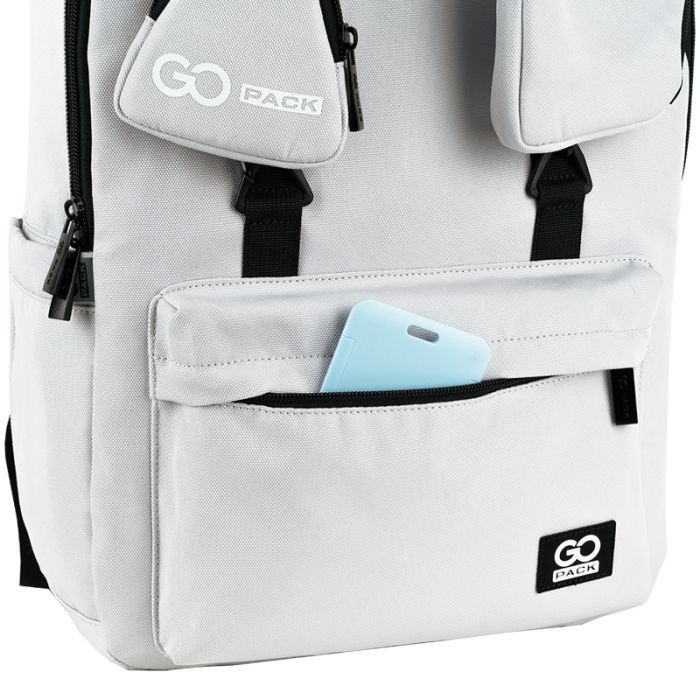 Рюкзак шкільний GoPack Education Teens 178 сіро-блакитний (GO25-178L-3) зображення 12