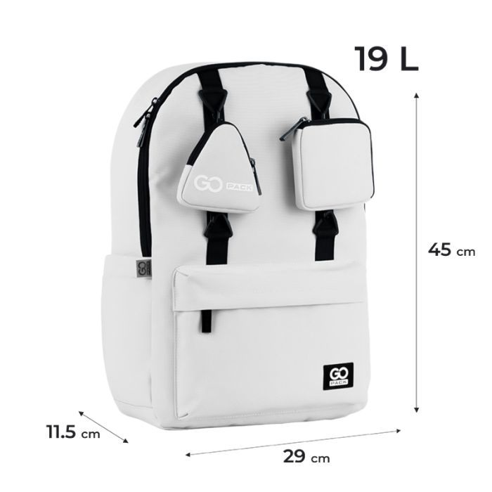 Рюкзак шкільний GoPack Education Teens 178 сіро-блакитний (GO25-178L-3) зображення 2