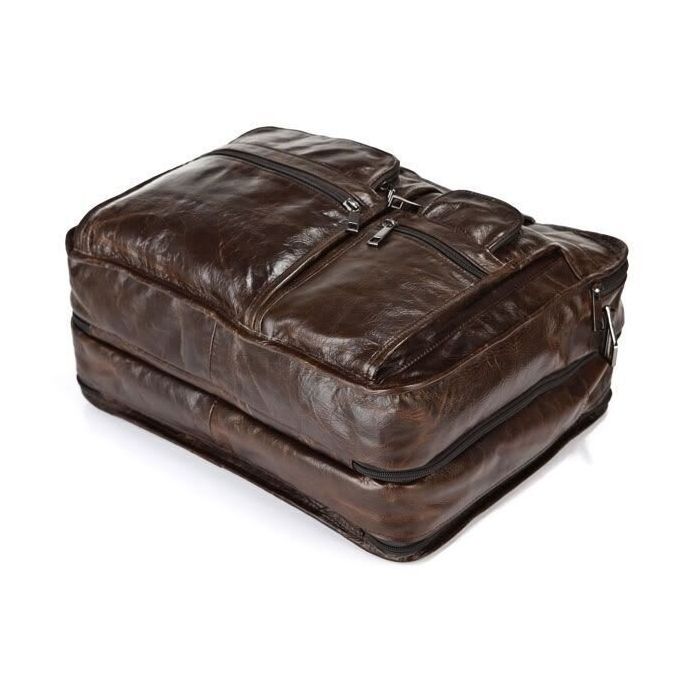 Сумка Vintage Коричневая (14056) изображение 6