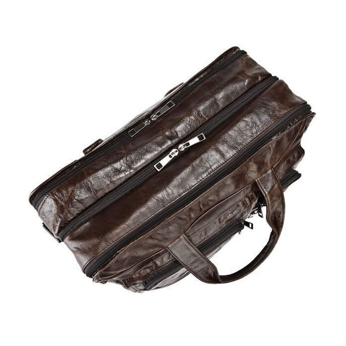 Сумка Vintage Коричневая (14056) изображение 7