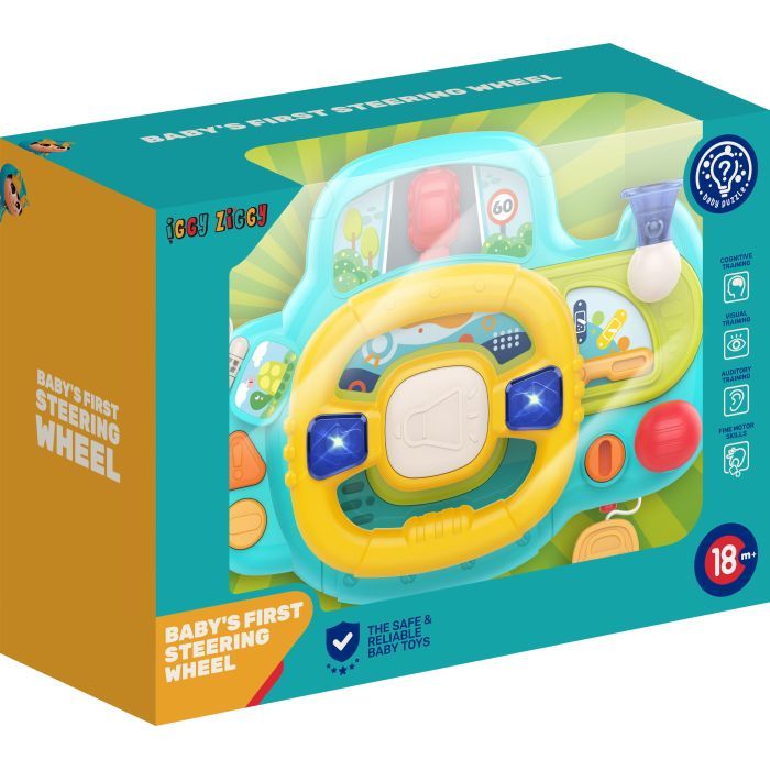 Развивающая игрушка Iggy Ziggy Первый руль малыша (3858894670987) изображение 3