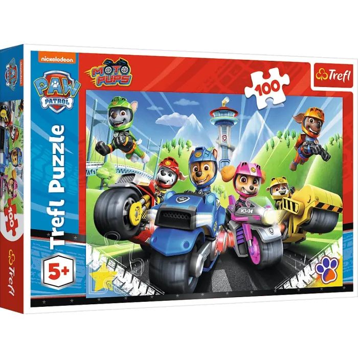 Пазл Trefl Paw Patrol Щенячий патруль на мотоциклах 100 элементов (5900511164305)