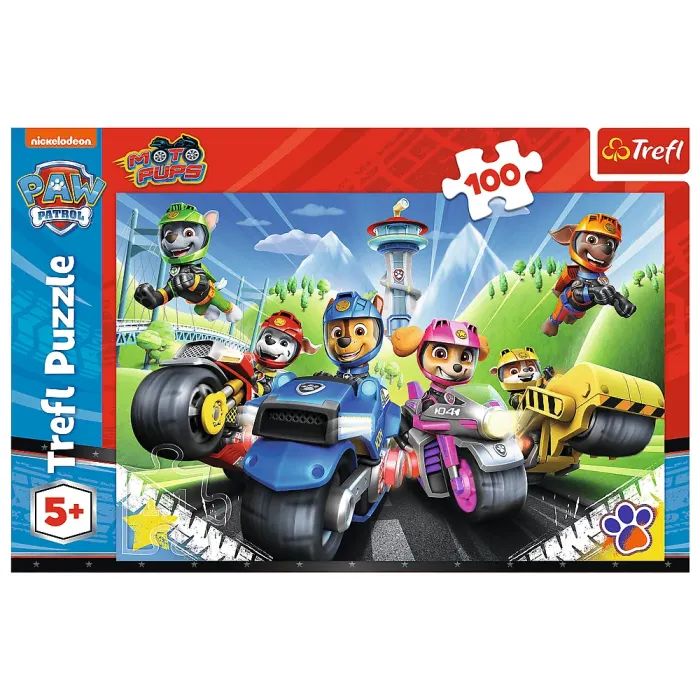 Пазл Trefl Paw Patrol Щенячий патруль на мотоциклах 100 элементов (5900511164305) изображение 3