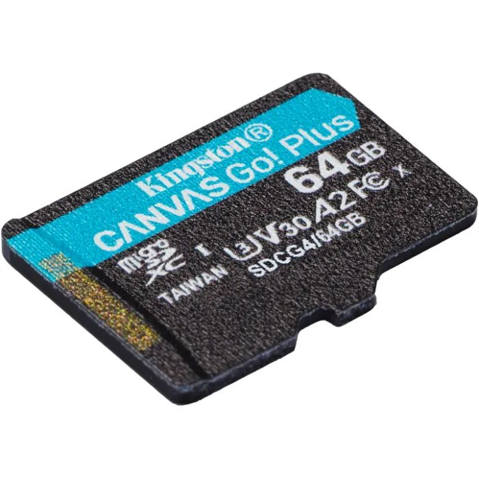 Карта памяти Kingston 1TB microSDXC сlass 10 UHS-I U3 V30 A2 Canvas Go Plus G4 (SDCG4/1TBSP) изображение 2