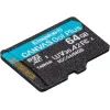 Карта пам'яті Kingston 64GB microSDXC сlass 10 UHS-I U3 V30 A2 Canvas Go Plus G4 (SDCG4/64GBSP) зображення 2