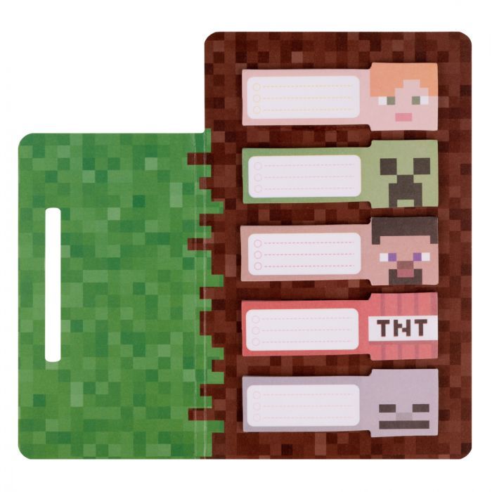 Папір для нотаток Yes з липким шаром Minecraft в наборі 100 аркушів (5х20) (170323) зображення 2