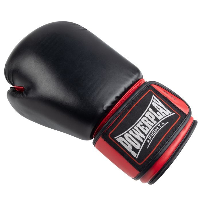Боксерские перчатки PowerPlay 3004 Classic Чорно-Червоні 12 унцій (PP_3004_12oz_Bl/Red) изображение 4