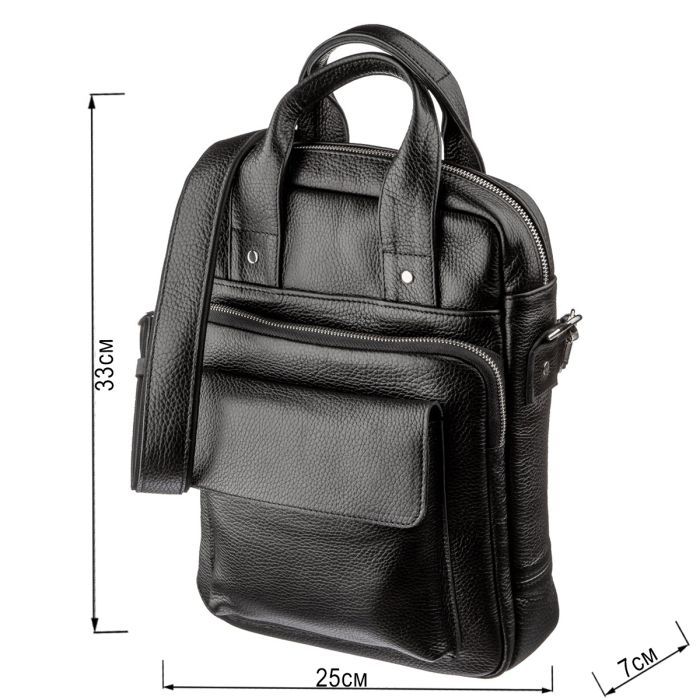 Сумка Shvigel Под А4 Черная (11167) изображение 3