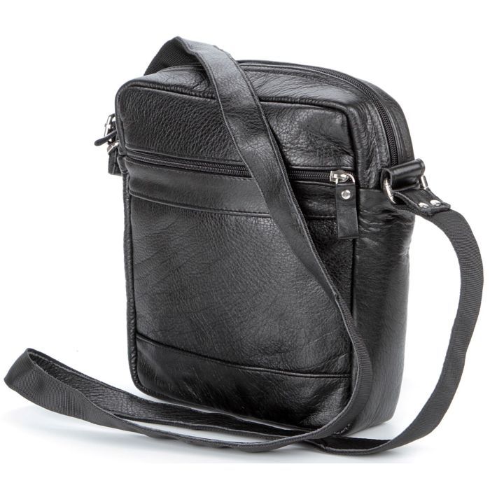 Сумка Shvigel Кожаная Черная (00791) изображение 3