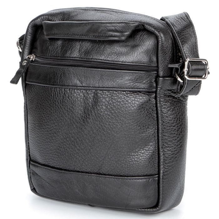 Сумка Shvigel Кожаная Черная (00791) изображение 4