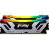 Модуль пам'яті для комп'ютера DDR5 48GB 8400 MHz Renegade RGB Silver XMP Kingston Fury (ex.HyperX) (KF584CU40RSAK2-48) зображення 2
