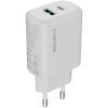 Зарядний пристрій Canyon OnCharge 200 20W 1xPD 1xQC EU White (CNE-CHA200-21) зображення 2