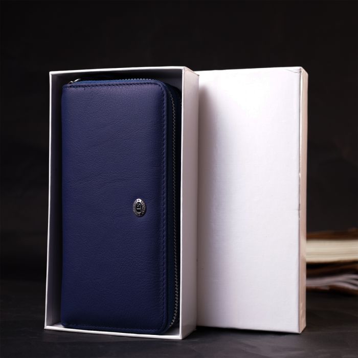 Гаманець ST Leather Синій (19431) зображення 10