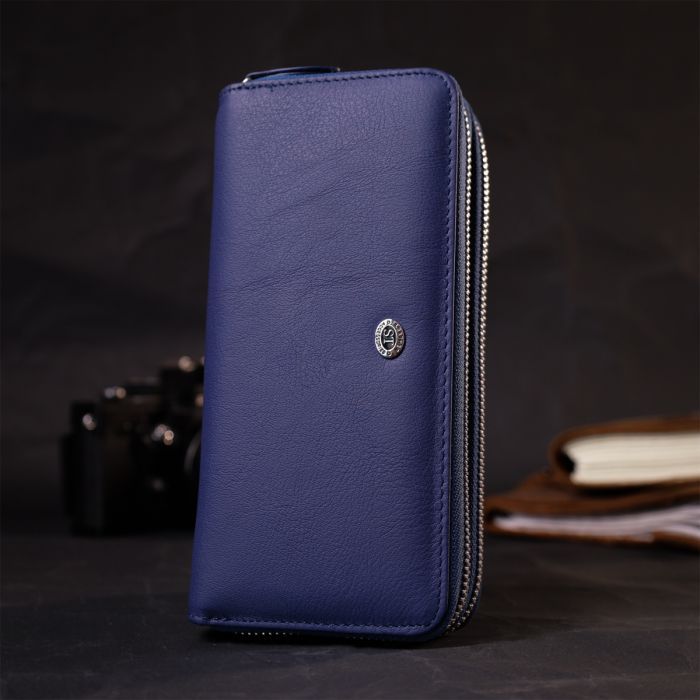 Гаманець ST Leather Синій (19431) зображення 8