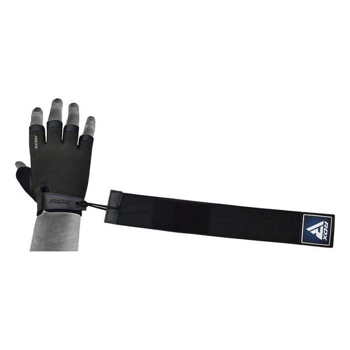 Перчатки для фитнеса RDX T2 Half Blue Plus M (WGA-T2HU-M+) изображение 2