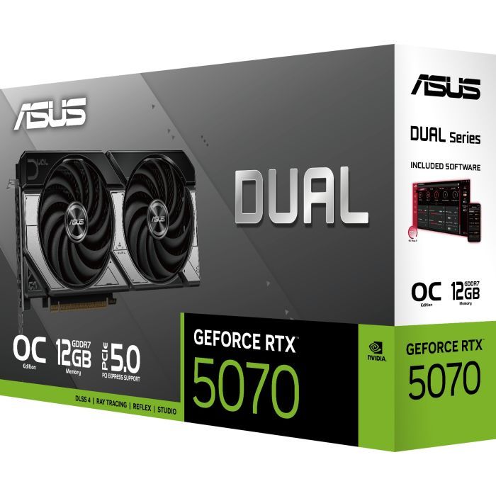 Відеокарта ASUS GeForce RTX5070 12Gb DUAL OC (DUAL-RTX5070-O12G) зображення 7