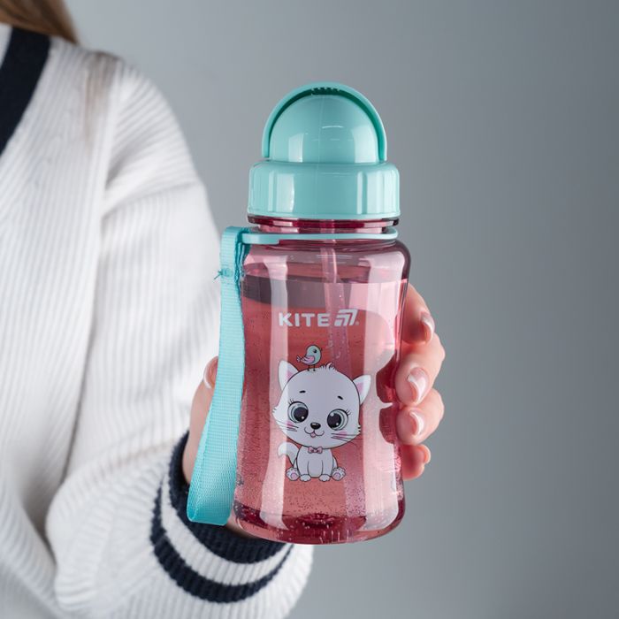 Поильник-непроливайка Kite Kitty, 350 мл, рожева (K25-399-2) изображение 4