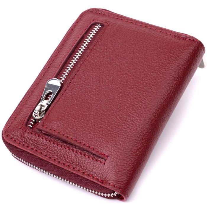 Кошелек ST Leather Кожаный Бордовый (19485) изображение 2