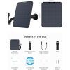 Солнечная панель Reolink Solar Panel 2 Black изображение 8
